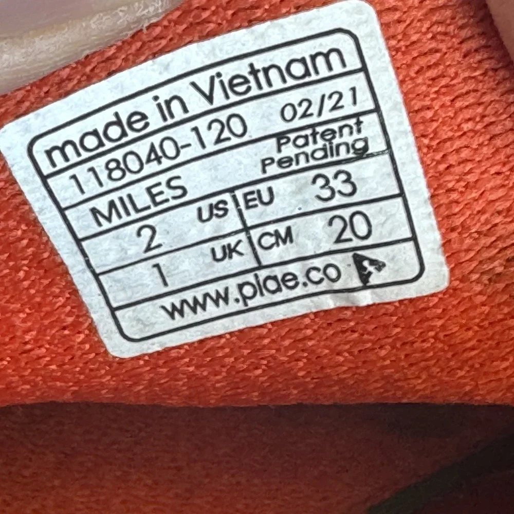 Size 2y - Plae Miles Girls Shoes Living Coral